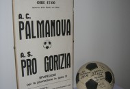 Locandina e pallone dello spareggio,a Udine    1978